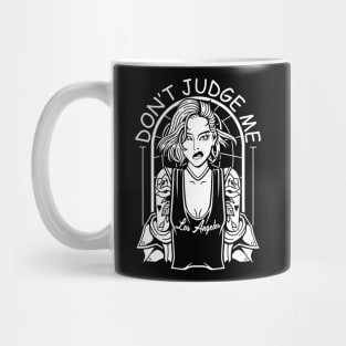 Girl Punk Rock Gothic Vintage Tattoo Mug